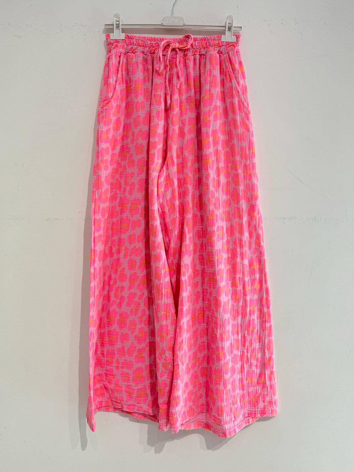 Musselin Hose | Leo fuchsia