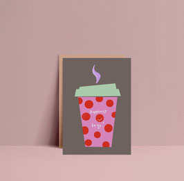 Postkarte | happiness to go
